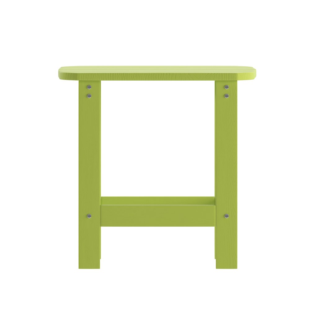 Contemporary Commercial Grade Adirondack Side Table for year round use. Picture 8