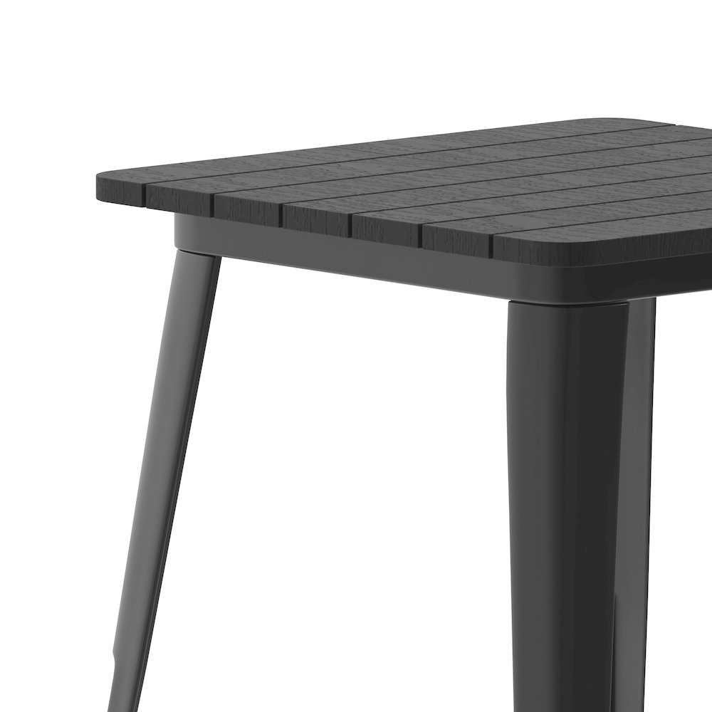 Contemporary 23.75" Square Commercial Dining Table for 2. Picture 8