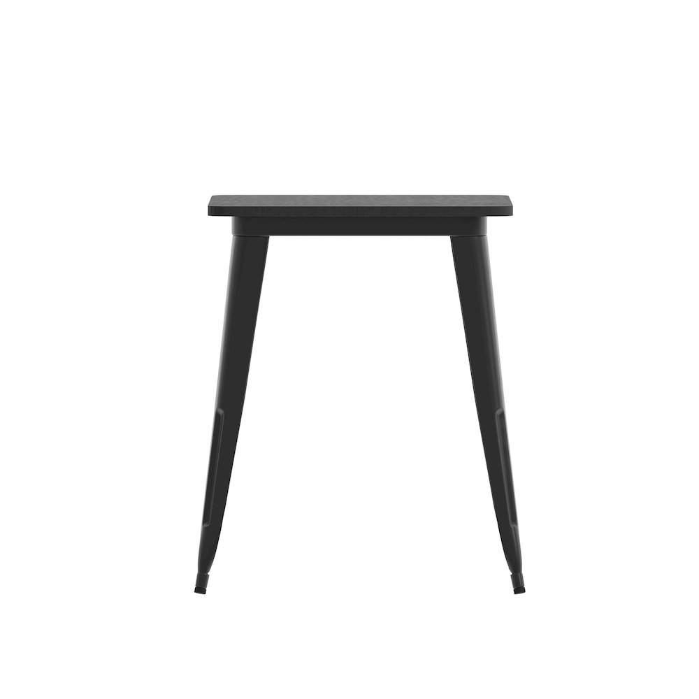 Contemporary 23.75" Square Commercial Dining Table for 2. Picture 10