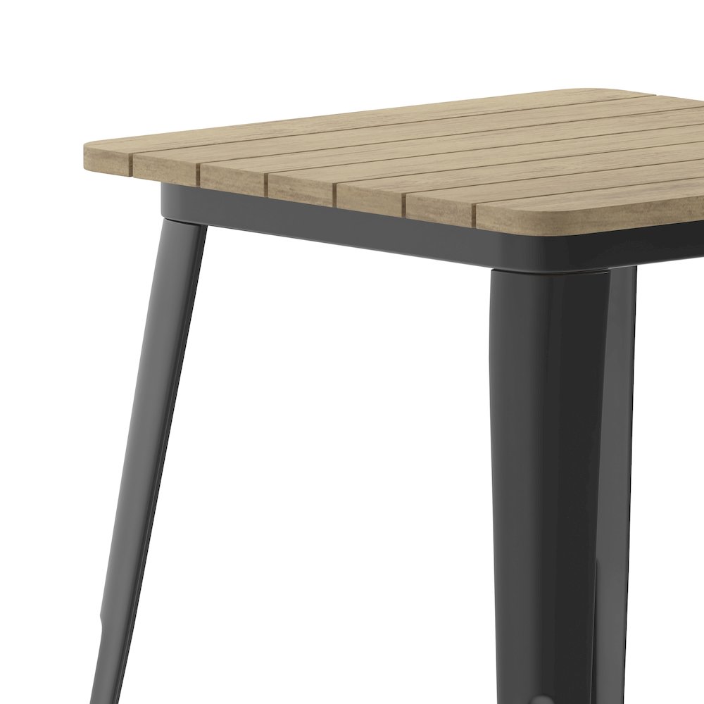 Contemporary 23.75" Square Commercial Dining Table for 2. Picture 8