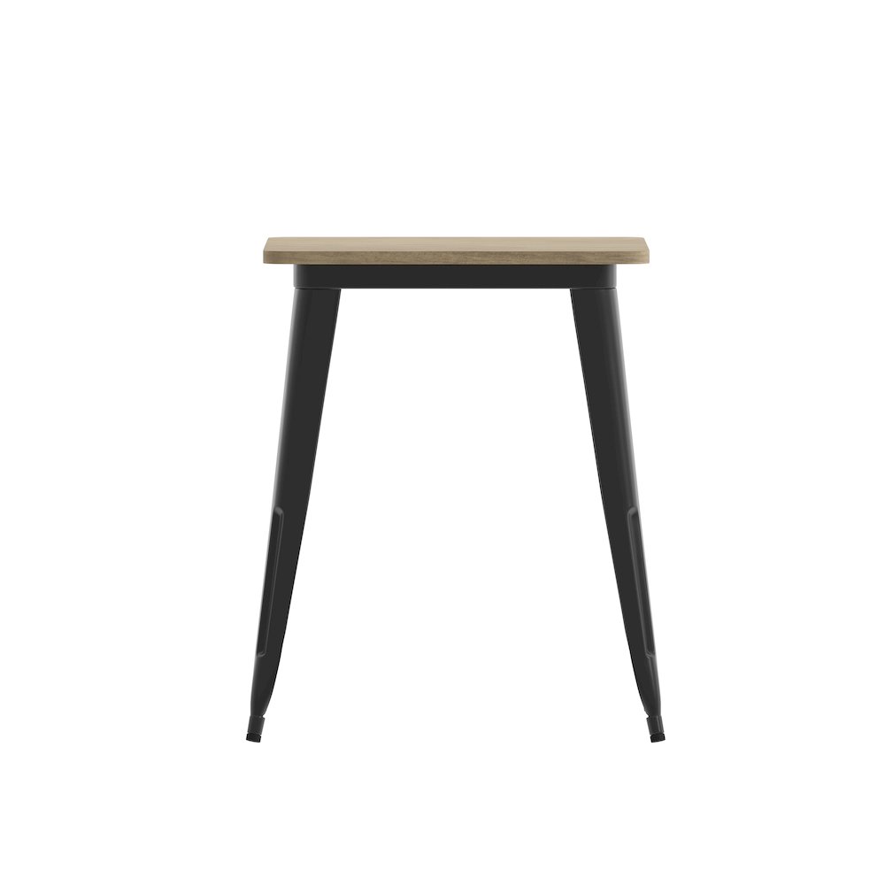 Contemporary 23.75" Square Commercial Dining Table for 2. Picture 10