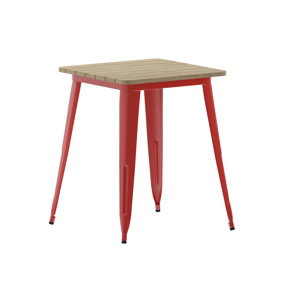 Contemporary 23.75" Square Commercial Dining Table for 2. Picture 1