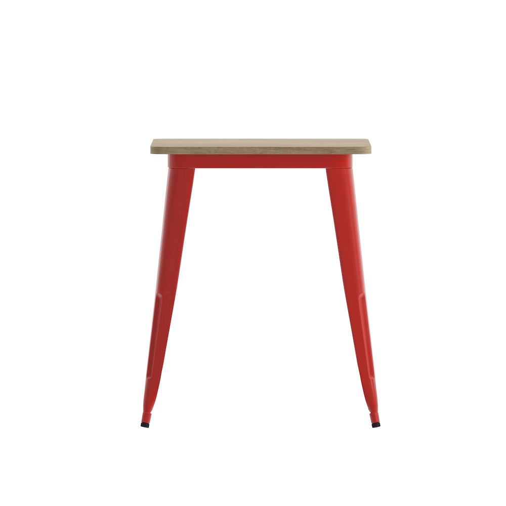 Contemporary 23.75" Square Commercial Dining Table for 2. Picture 10