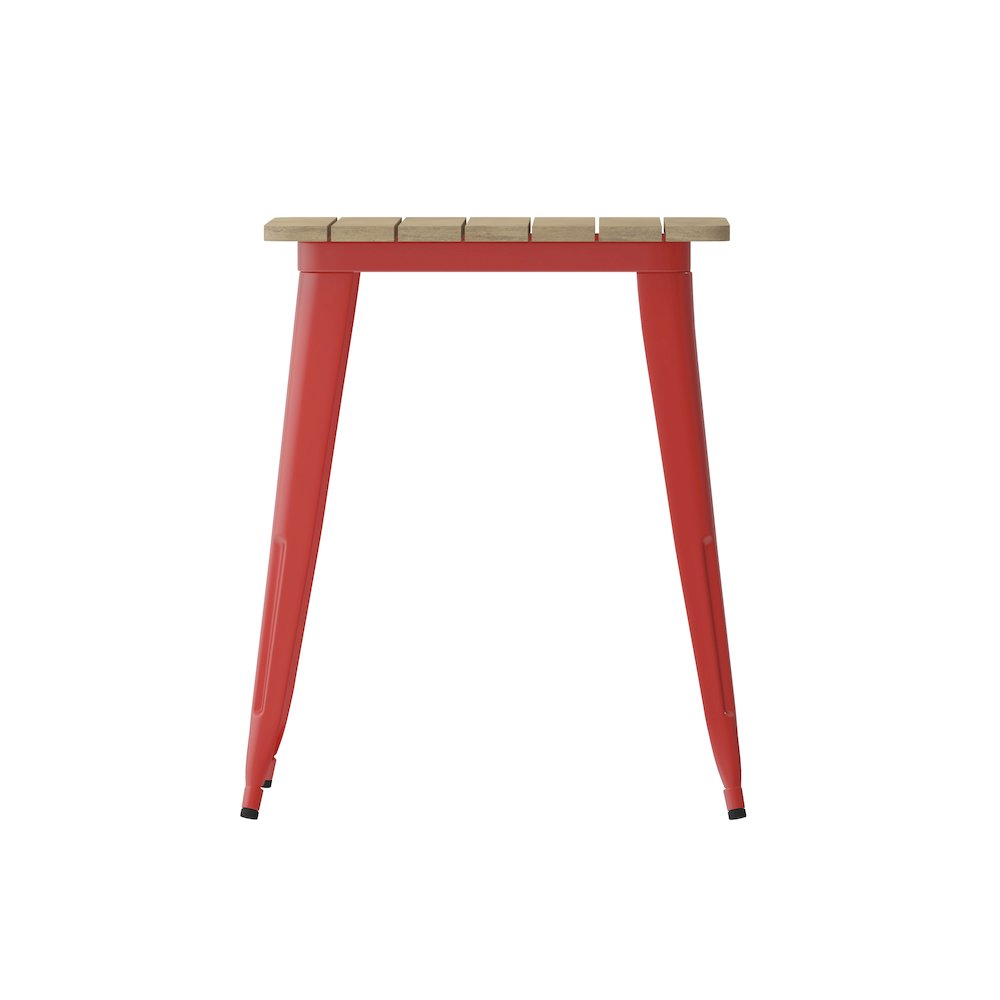 Contemporary 23.75" Square Commercial Dining Table for 2. Picture 9