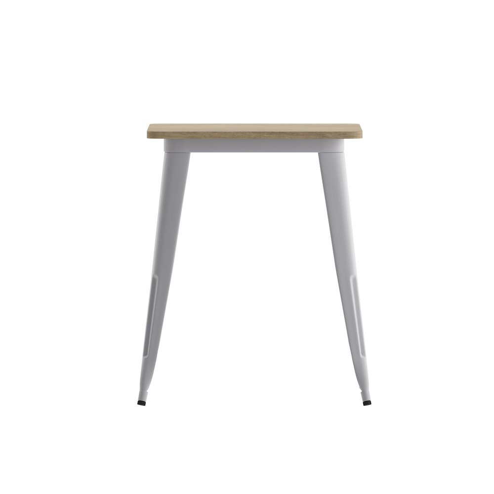 Contemporary 23.75" Square Commercial Dining Table for 2. Picture 10