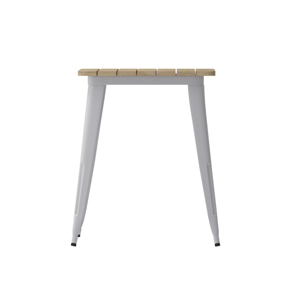 Contemporary 23.75" Square Commercial Dining Table for 2. Picture 9