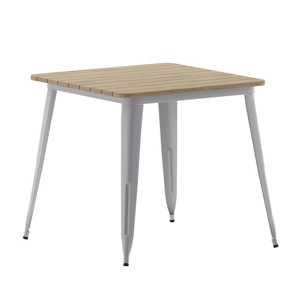 Contemporary 31.5" Square Commercial Dining Table for 4. Picture 1