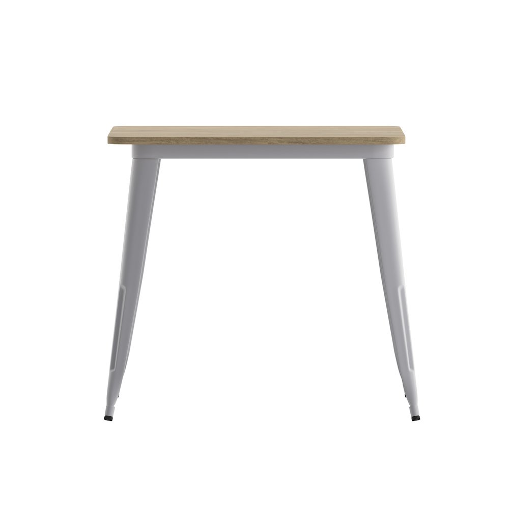 Contemporary 31.5" Square Commercial Dining Table for 4. Picture 10