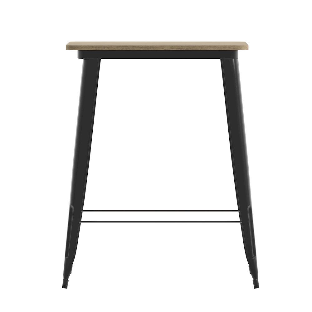 Contemporary 31.5" Square Commercial Bar Height Dining Table for 4. Picture 10