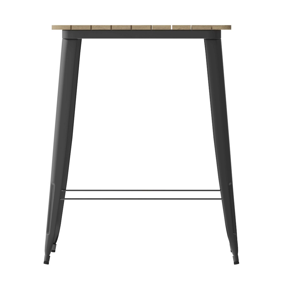 Contemporary 31.5" Square Commercial Bar Height Dining Table for 4. Picture 9