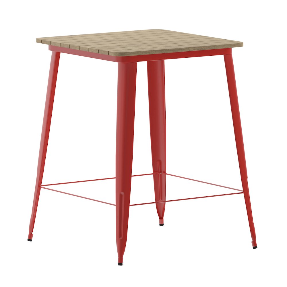 Contemporary 31.5" Square Commercial Bar Height Dining Table for 4. Picture 1