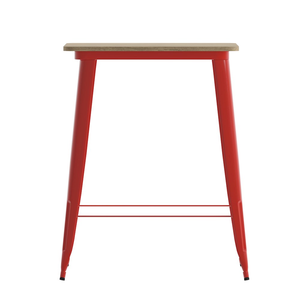 Contemporary 31.5" Square Commercial Bar Height Dining Table for 4. Picture 10