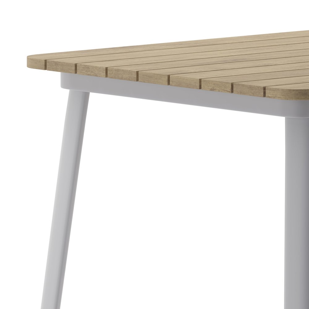 Contemporary 31.5" Square Commercial Bar Height Dining Table for 4. Picture 8