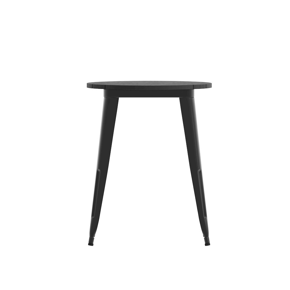 Contemporary 23.75" Round Commercial Dining Table for 2. Picture 10