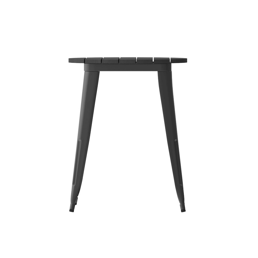 Contemporary 23.75" Round Commercial Dining Table for 2. Picture 9