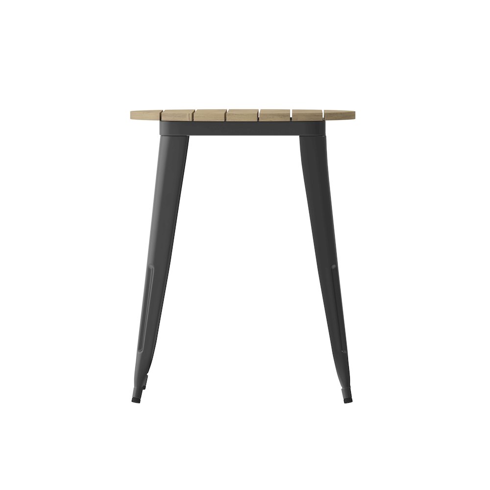 Contemporary 23.75" Round Commercial Dining Table for 2. Picture 9