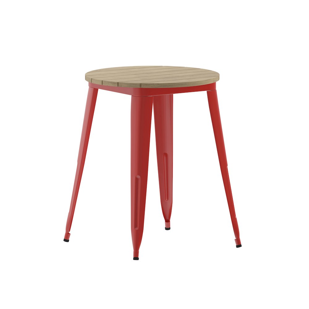 Contemporary 23.75" Round Commercial Dining Table for 2. Picture 1