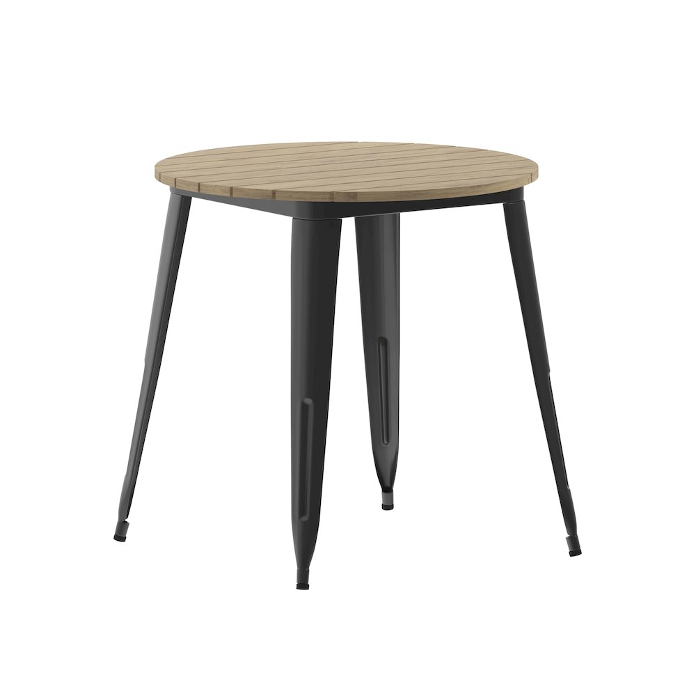 Contemporary 30" Round Commercial Dining Table for 4. Picture 1