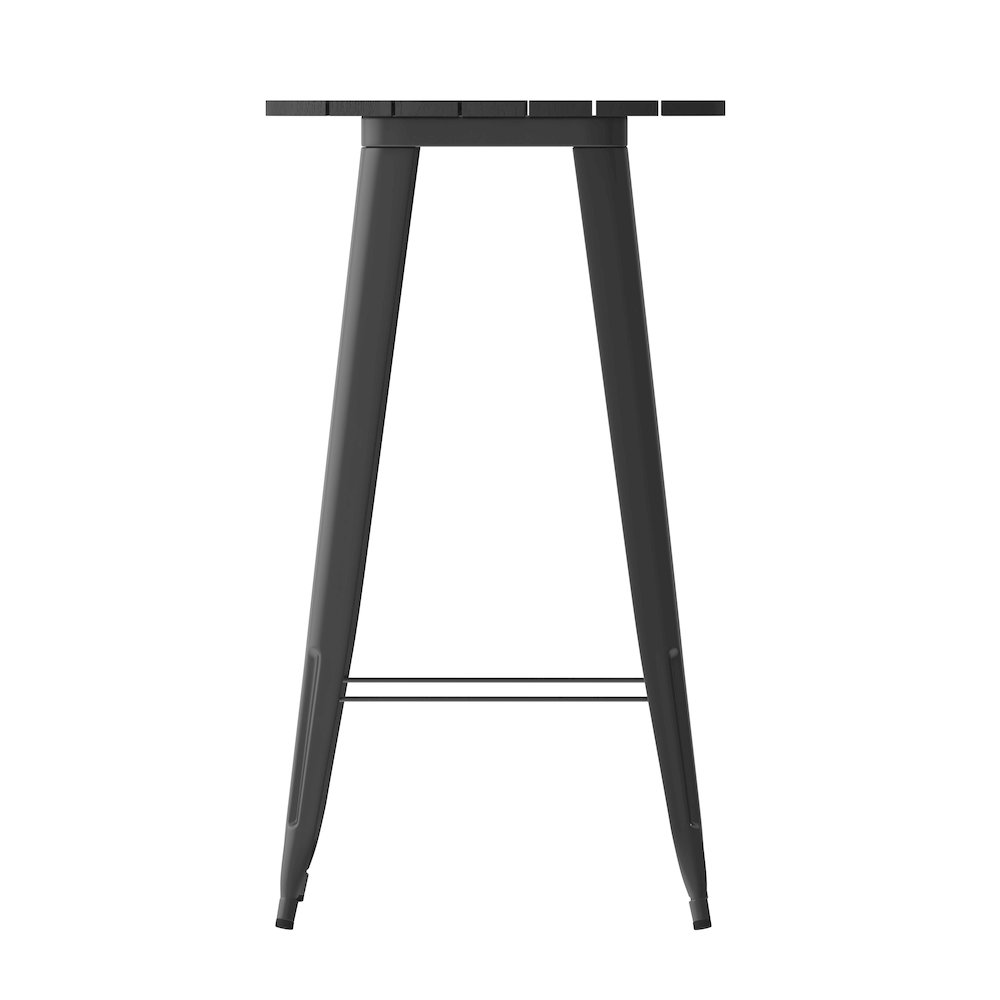 Contemporary 23.75" Round Commercial Bar Height Dining Table for 2. Picture 9
