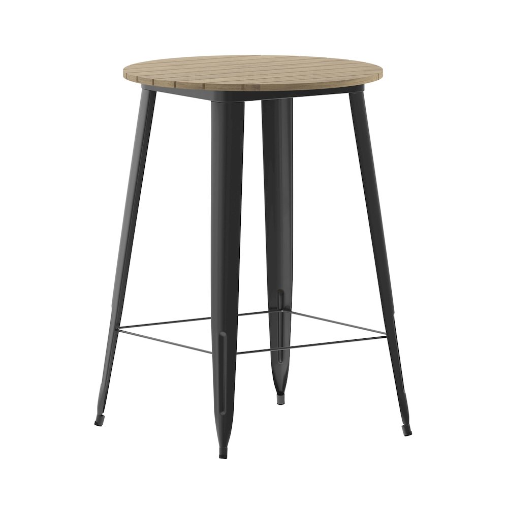 Contemporary 30" Round Commercial Bar Height Dining Table for 4. Picture 1