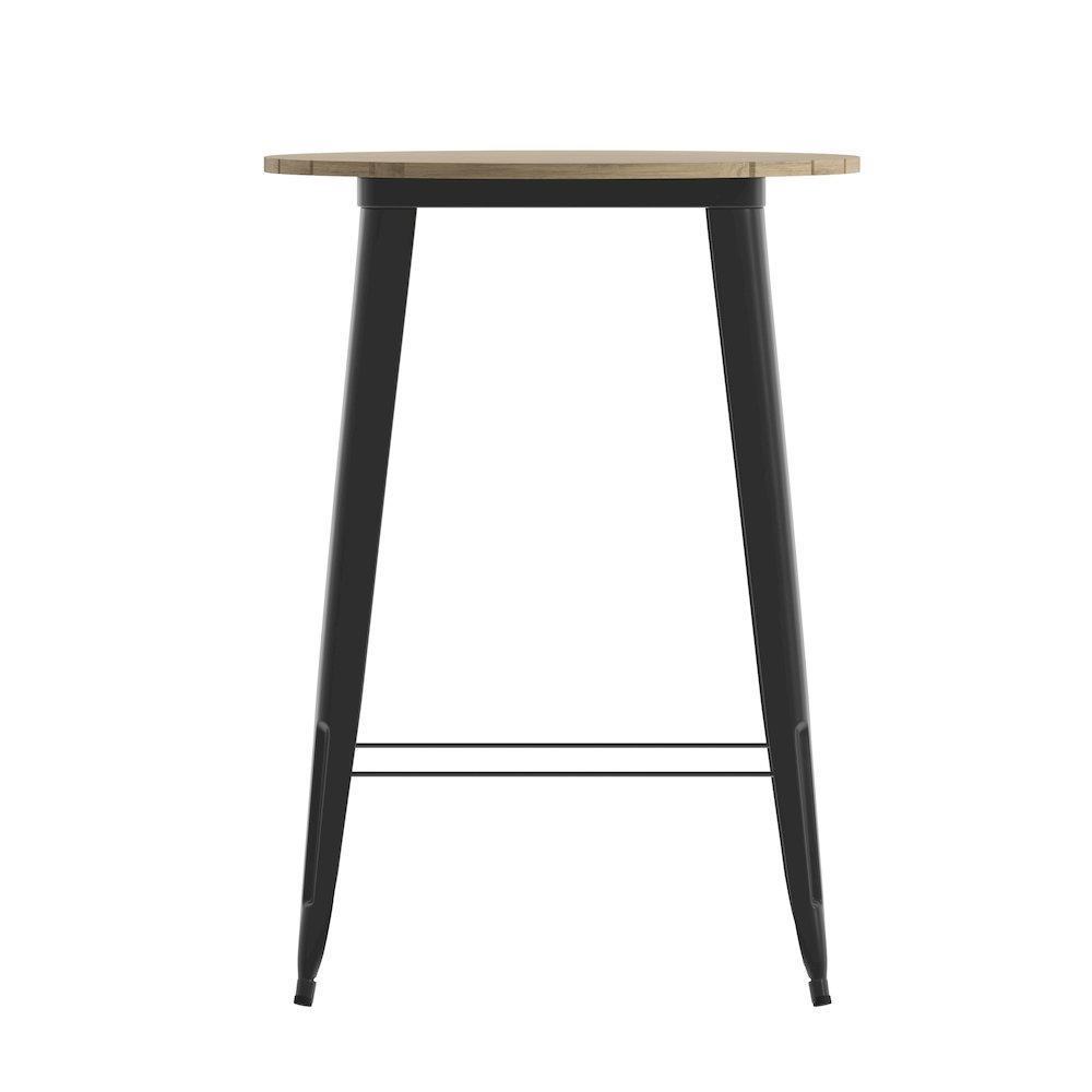Contemporary 30" Round Commercial Bar Height Dining Table for 4. Picture 10
