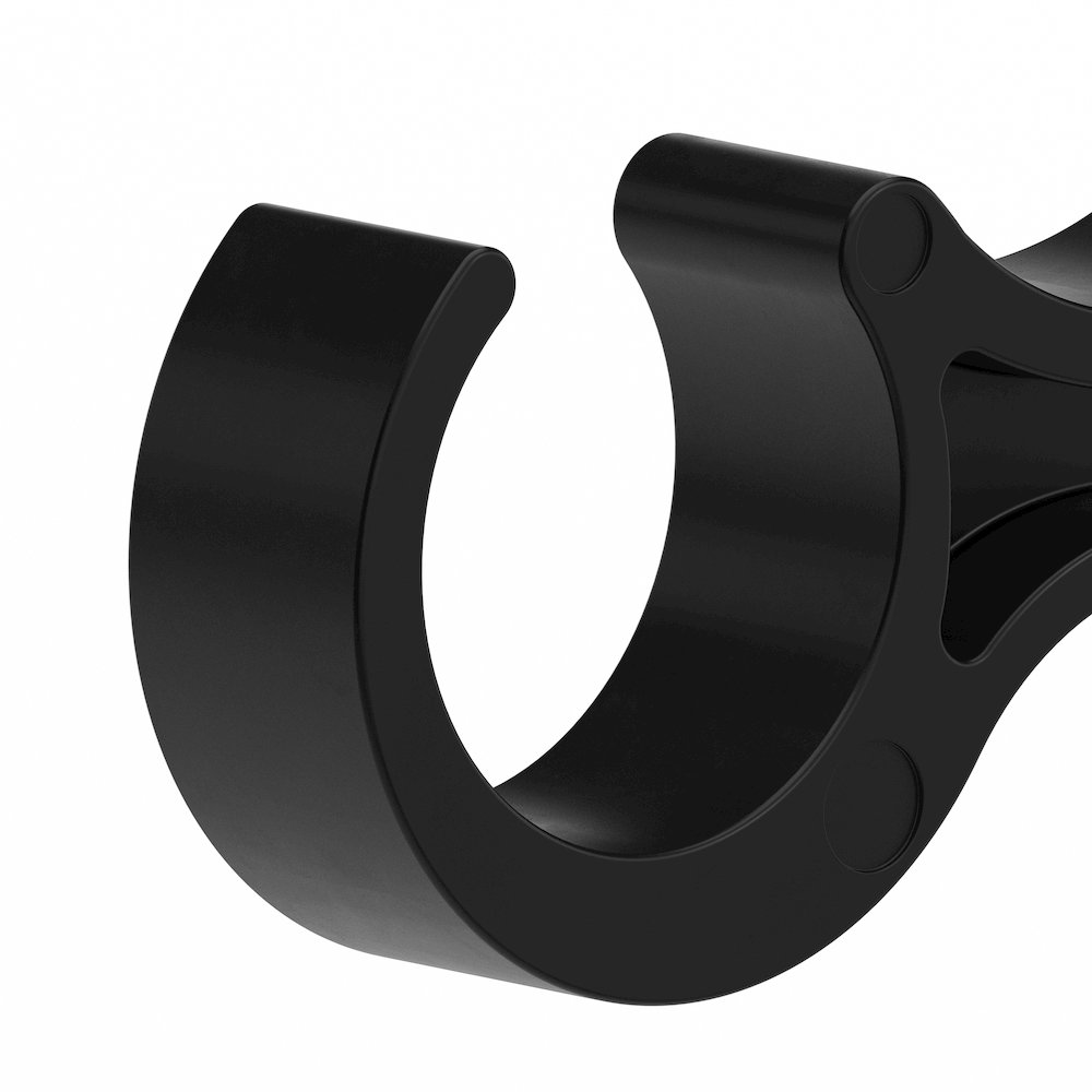 Lowe Black Wide Plastic Ganging Clips - Set of 2. Picture 6