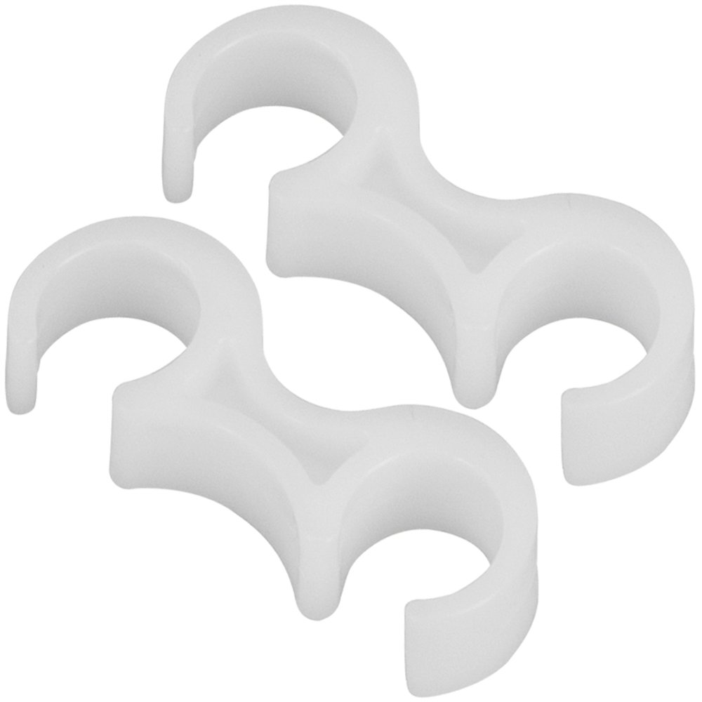 White Plastic Ganging Clips - Set of 2. Picture 3