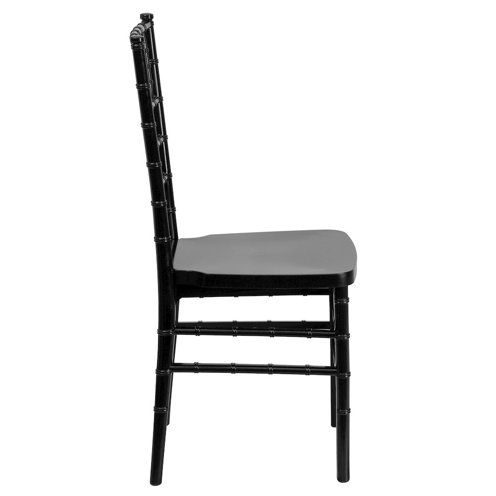 PREMIUM Black Resin Stacking Chiavari Chair. Picture 9