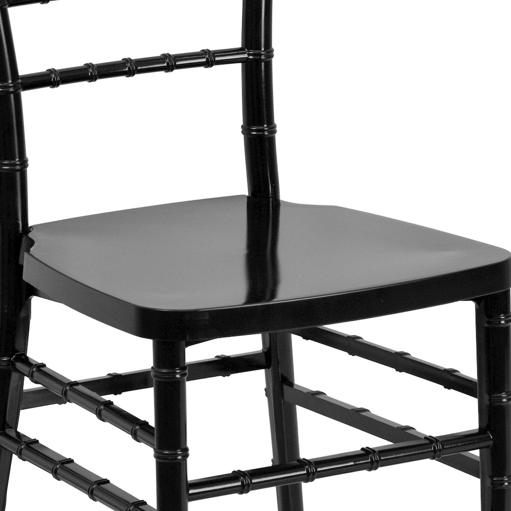 PREMIUM Black Resin Stacking Chiavari Chair. Picture 11