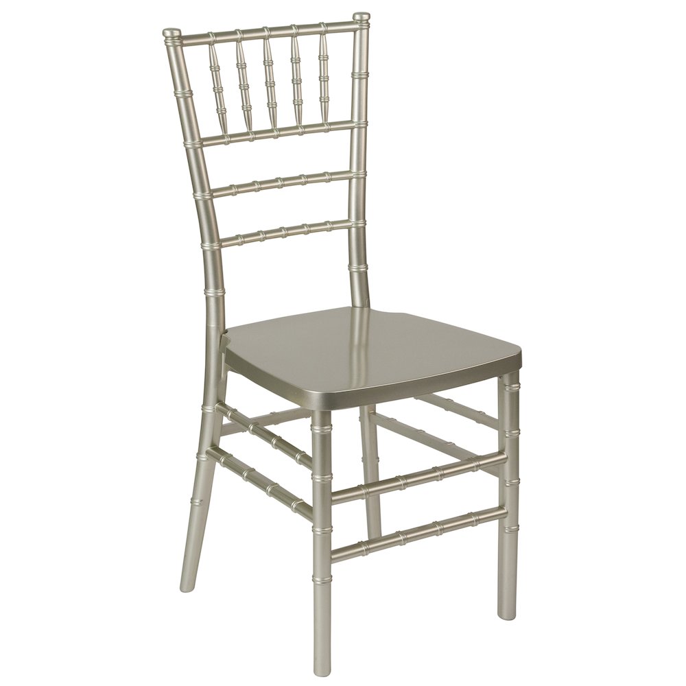 PREMIUM Champagne Resin Stacking Chiavari Chair. Picture 1