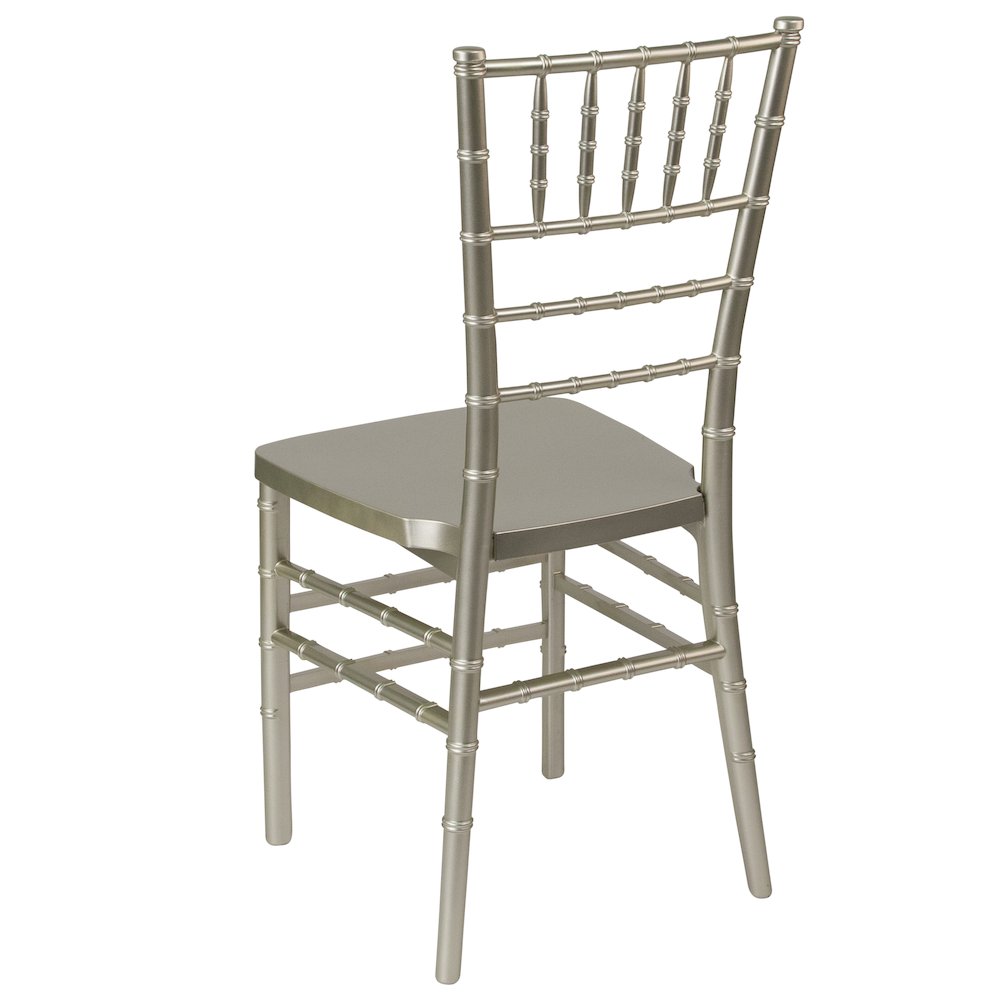 PREMIUM Champagne Resin Stacking Chiavari Chair. Picture 6
