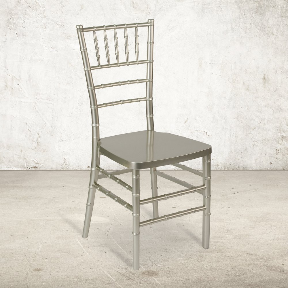 PREMIUM Champagne Resin Stacking Chiavari Chair. Picture 2