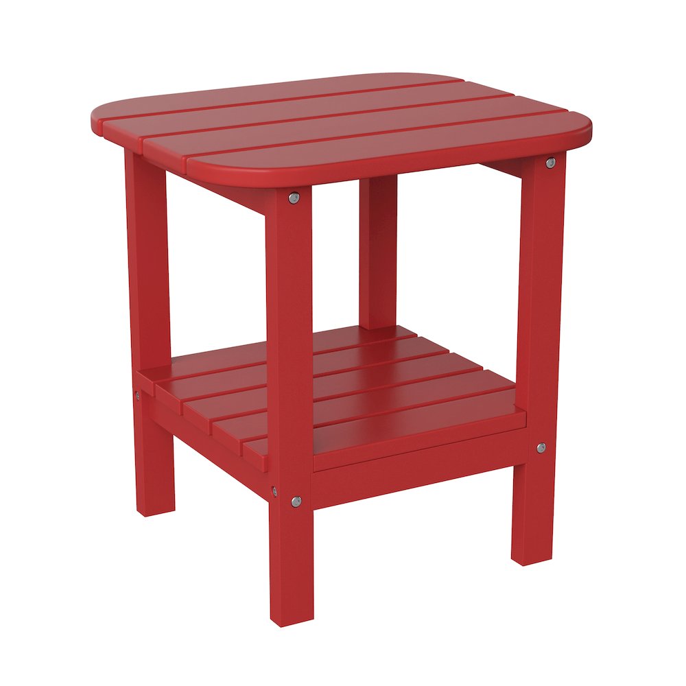 Contemporary 2 Tier Adirondack Side Table. Picture 1