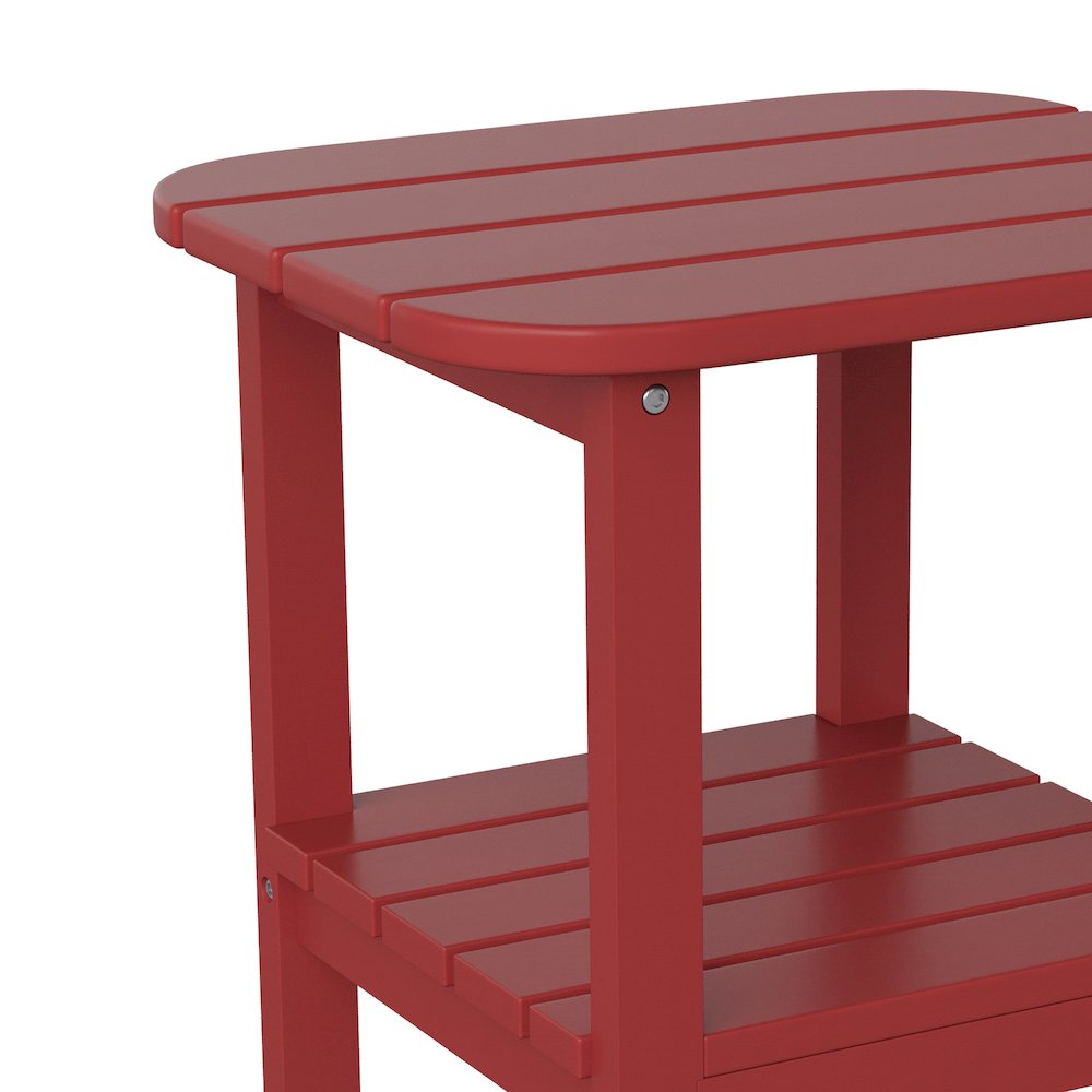 Contemporary 2 Tier Adirondack Side Table. Picture 8