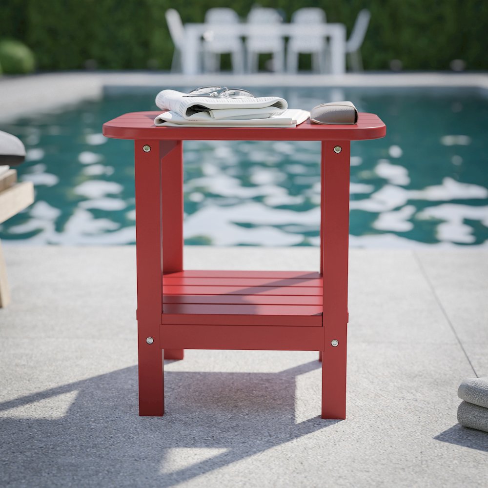 Contemporary 2 Tier Adirondack Side Table. Picture 2