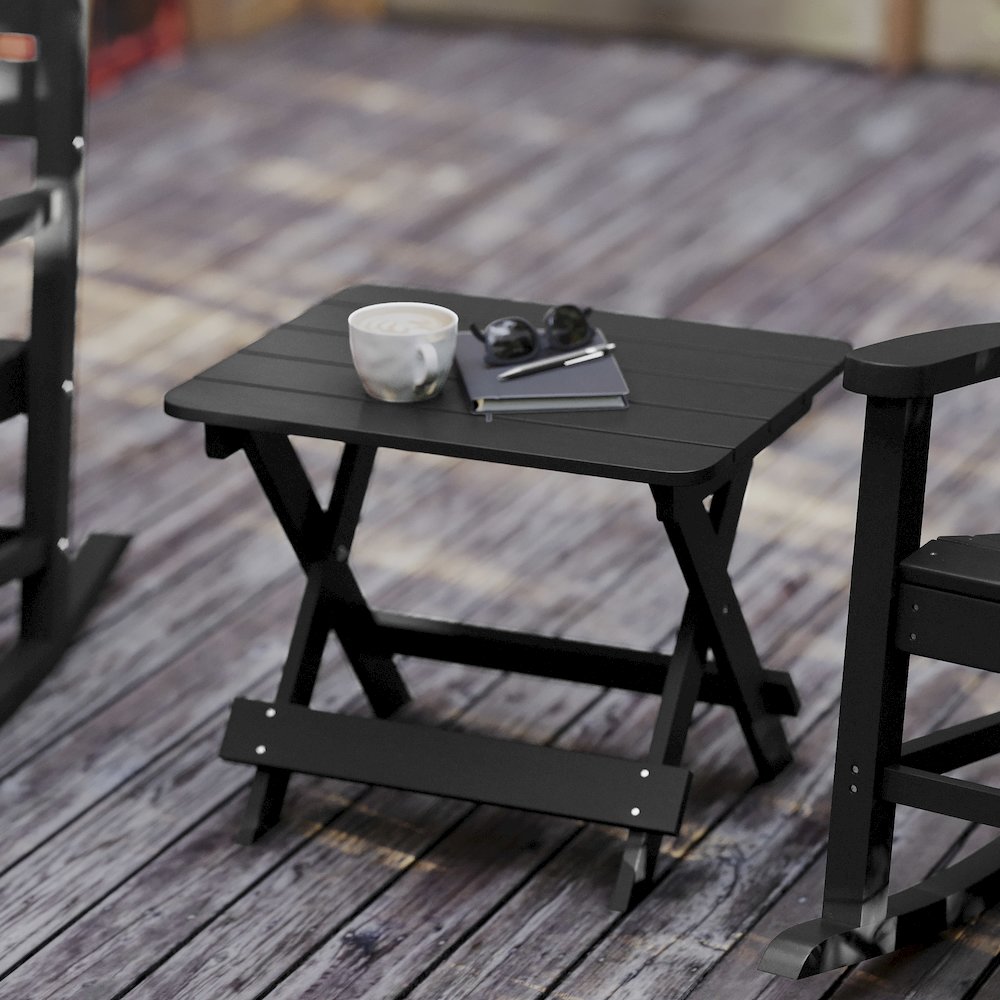 Modern Folding Adirondack Side Table. Picture 2