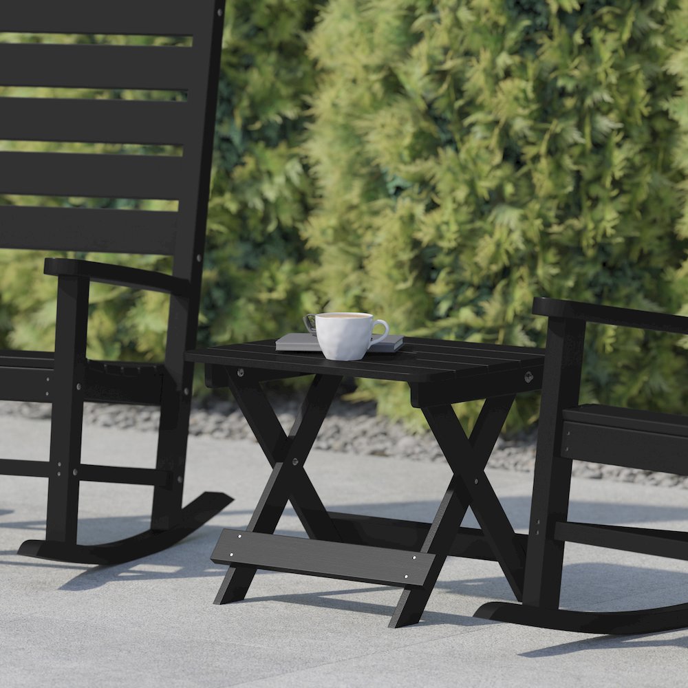 Modern Folding Adirondack Side Table. Picture 6