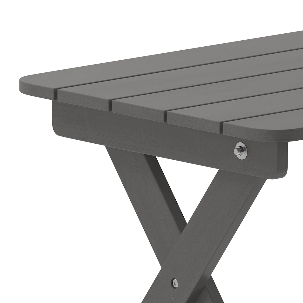 Modern Folding Adirondack Side Table. Picture 9
