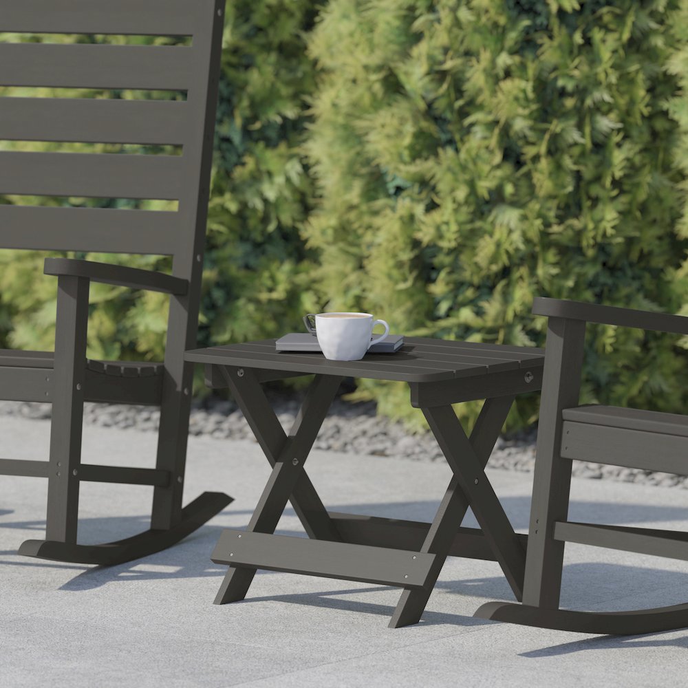 Modern Folding Adirondack Side Table. Picture 6