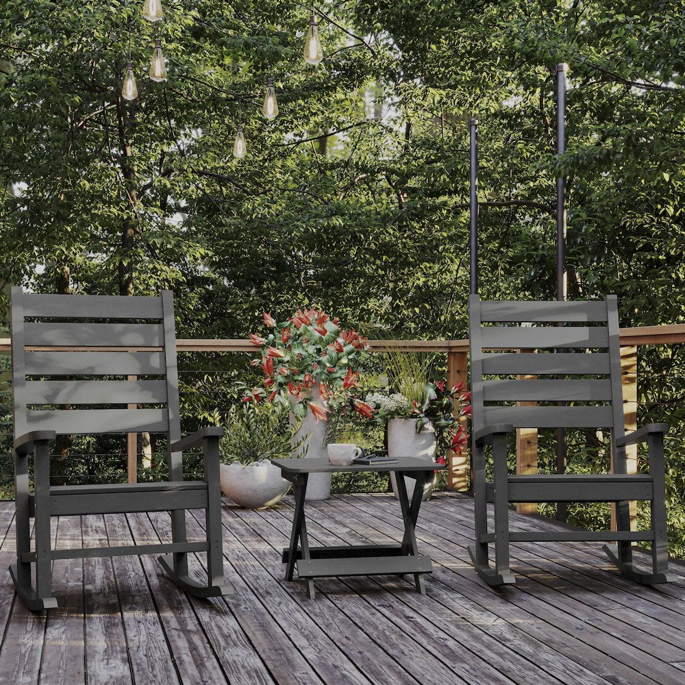 Modern Folding Adirondack Side Table. Picture 7