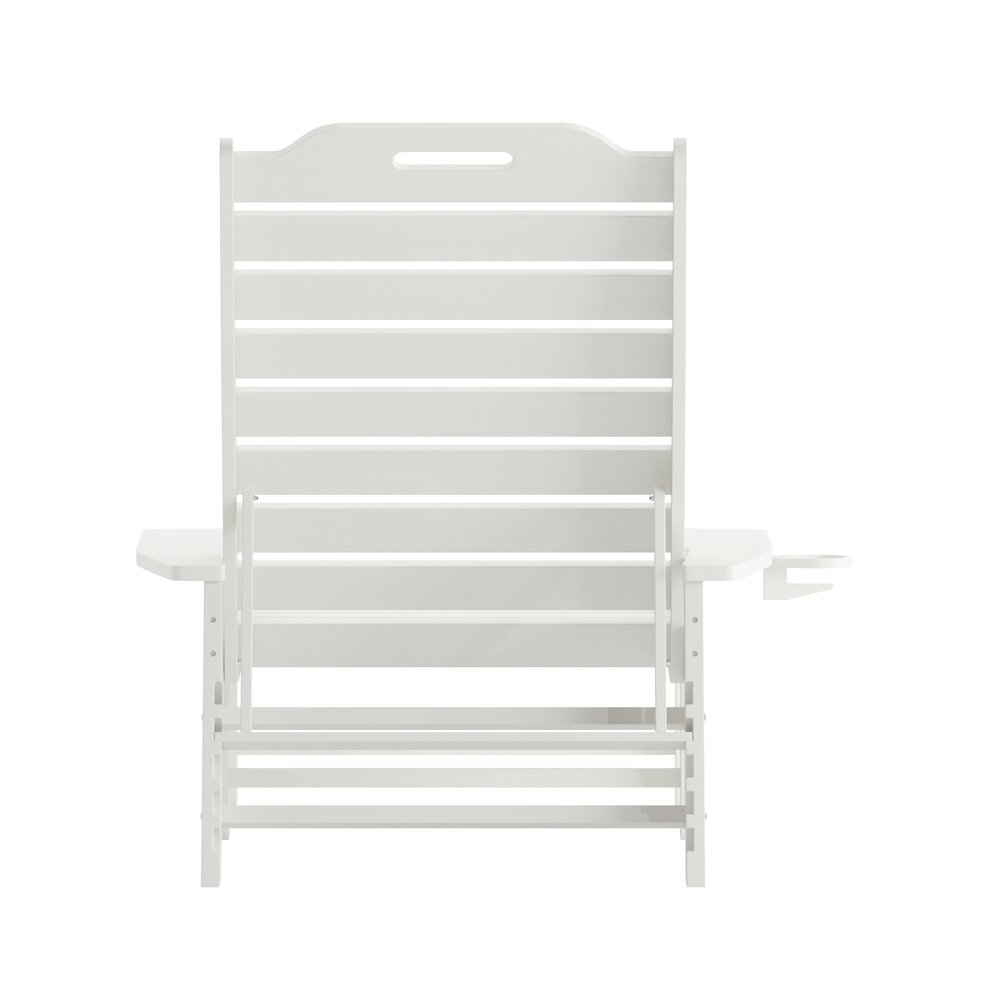 Commercial Adjustable Adirondack Lounger with Cupholder. Picture 8