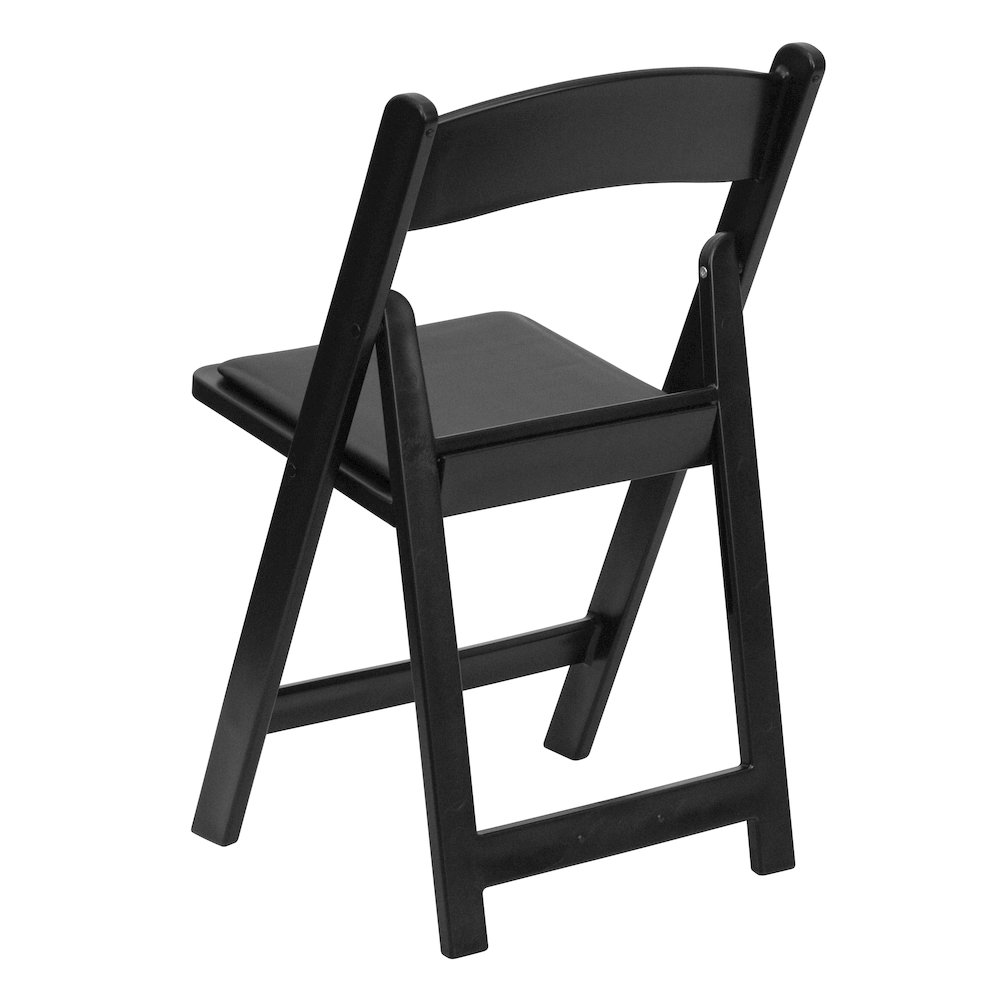 Folding Chair - Black Resin - 2 Pack 800LB Weight Capacity. Picture 13