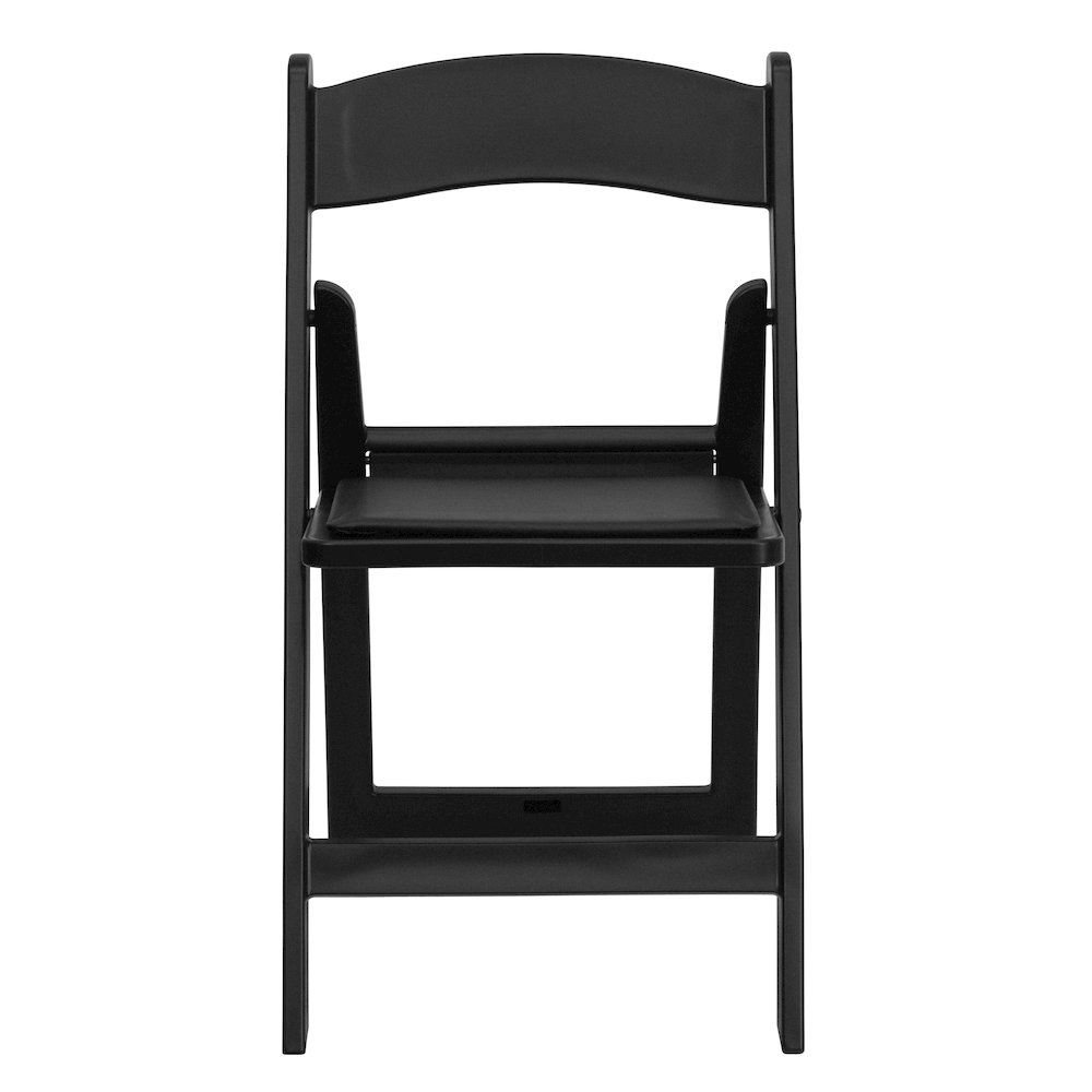 Folding Chair - Black Resin - 2 Pack 800LB Weight Capacity. Picture 16