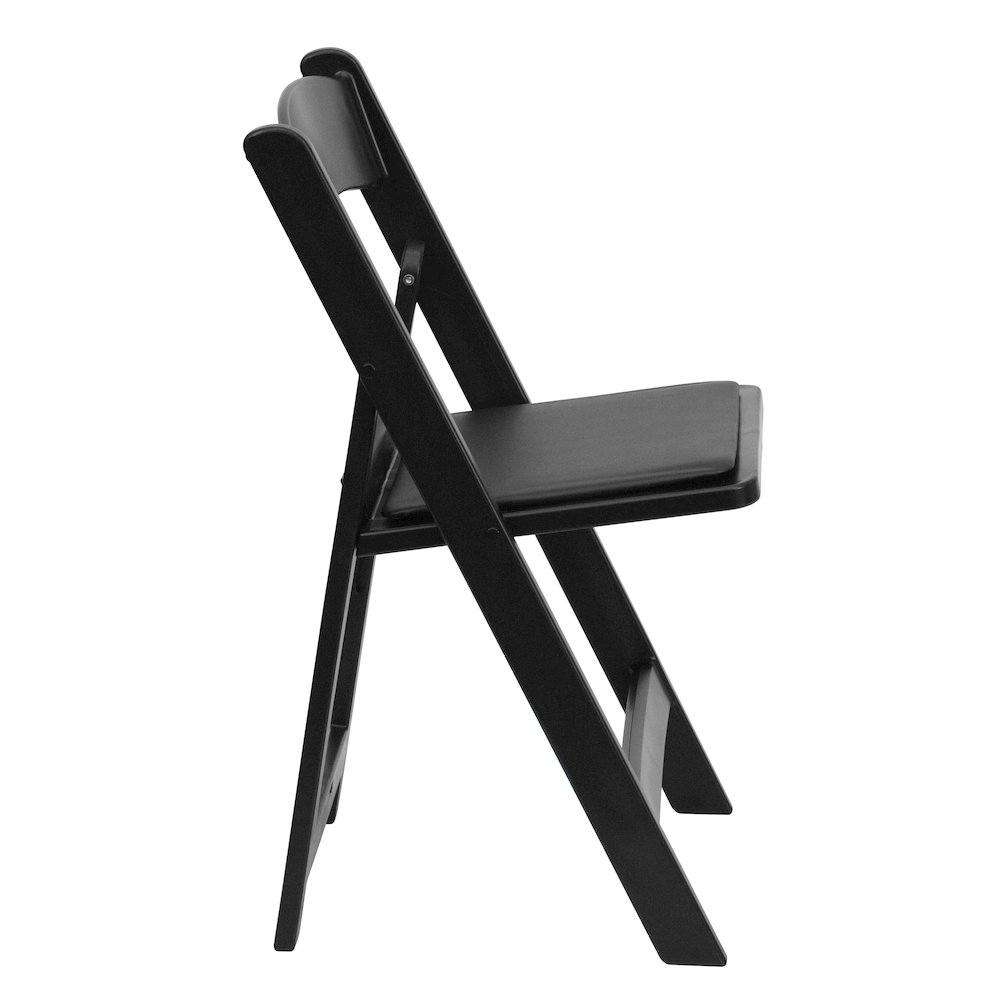 Folding Chair - Black Resin - 2 Pack 800LB Weight Capacity. Picture 15