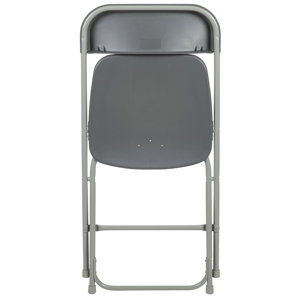 Plastic Folding Chair Grey - 2 Pack 650LB Weight Capacity. Picture 16
