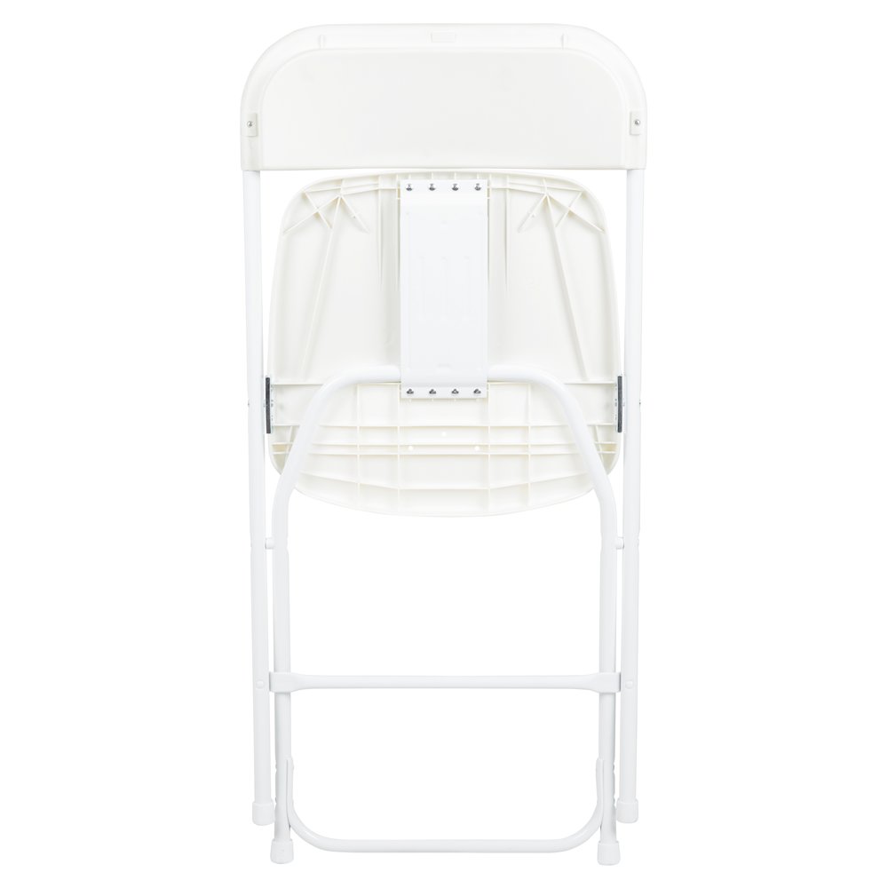 Plastic Folding Chair White - 2 Pack 650LB Weight Capacity. Picture 13