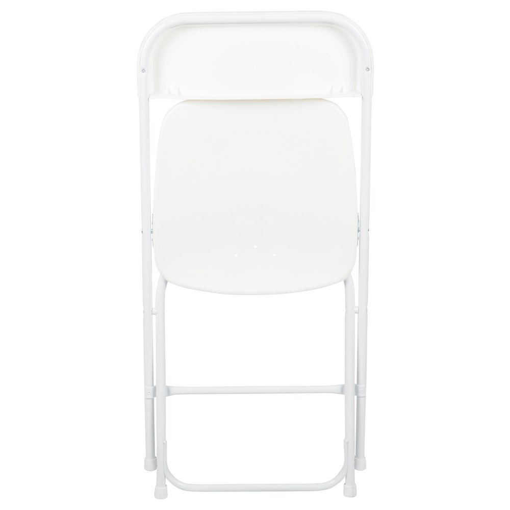 Plastic Folding Chair White - 2 Pack 650LB Weight Capacity. Picture 16