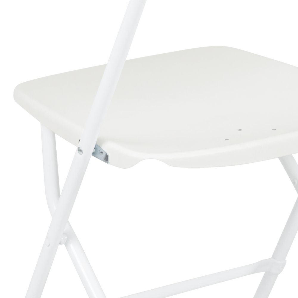 Plastic Folding Chair White - 2 Pack 650LB Weight Capacity. Picture 17