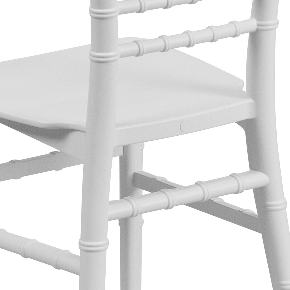 Child’s White Resin Party and Event Chiavari Chair for & Residential Use. Picture 10