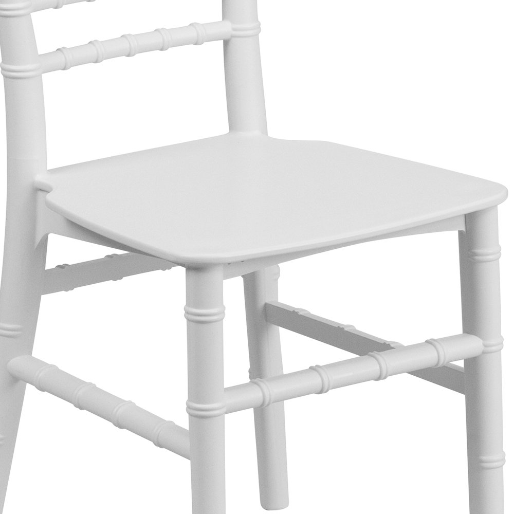 Child’s White Resin Party and Event Chiavari Chair for & Residential Use. Picture 13